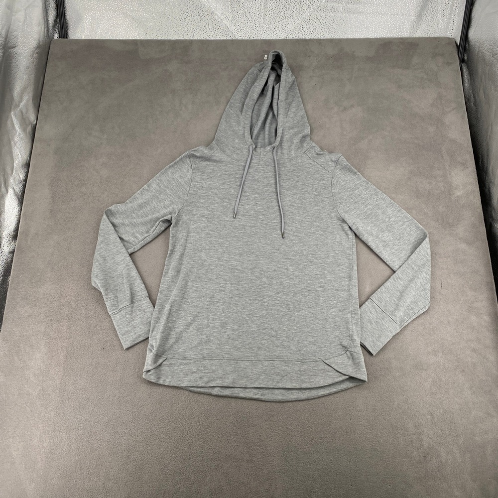 Athletic Works Womens Grey Modal Blend Pullover Hoodie AW33100077278 Size M 8-10